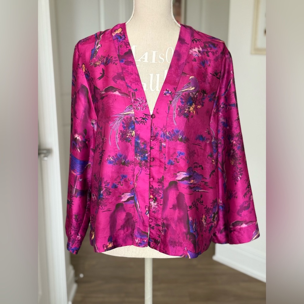 Zara Silk Top - Picture 1 of 3